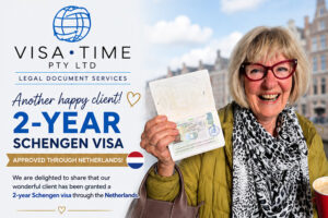 Visa Time | Another Happy Client! 2 Year Schengen Visas Application