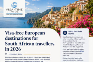 Visa Time | Visa-Free European Destinations for South African Travelers in 2026
