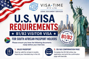 Visa Time | U.S. Visa Requirements: B1/B2 Visitor Visa
